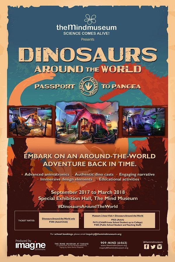 dinosaurs around the world mind museum